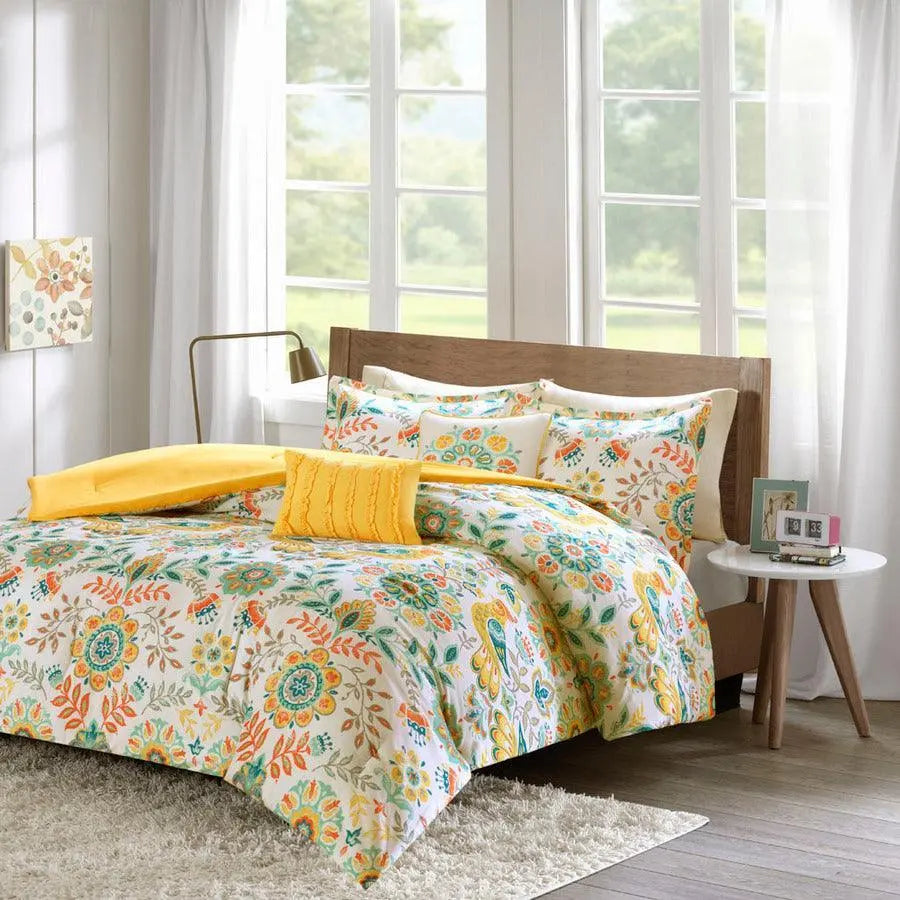 26 " W Nina Comforter Set Multi Twin/Twin XL