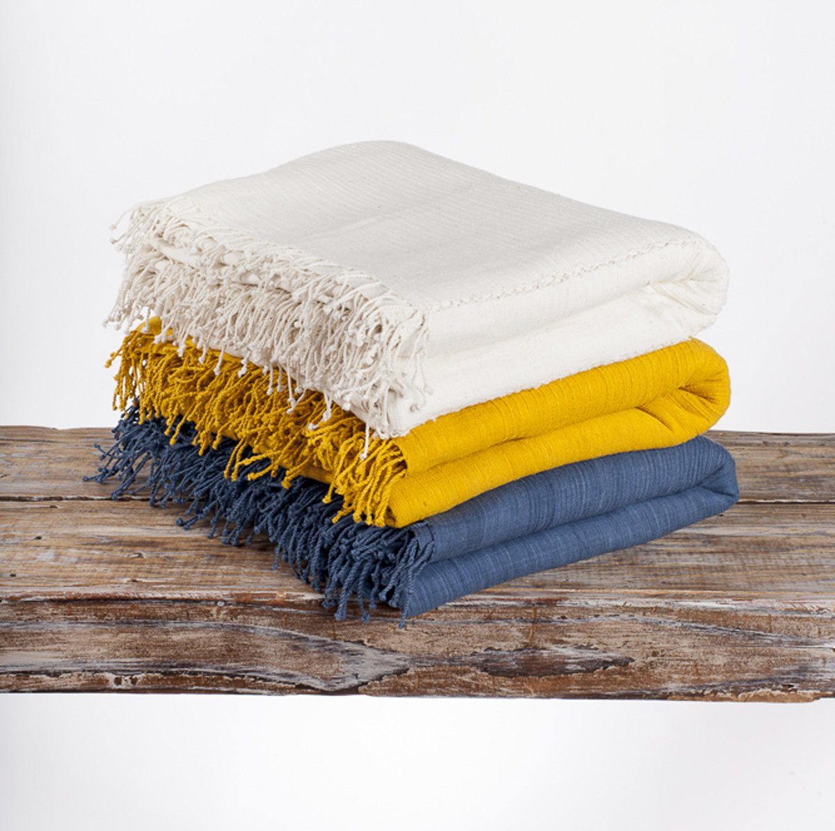3 Panel Solid Queen Cotton Blanket Blankets Creative Women