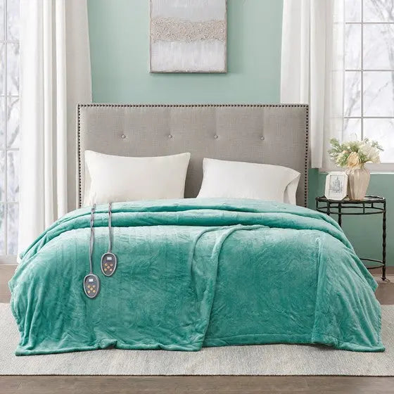 Blanket Aqua Twin