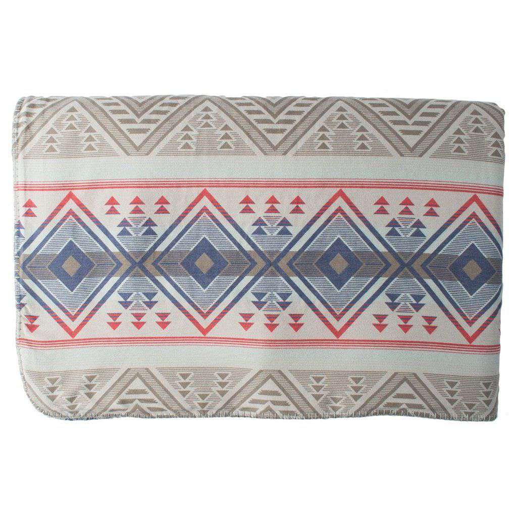 Aspen Sherpa Blanket in Washed Aztec by Faherty