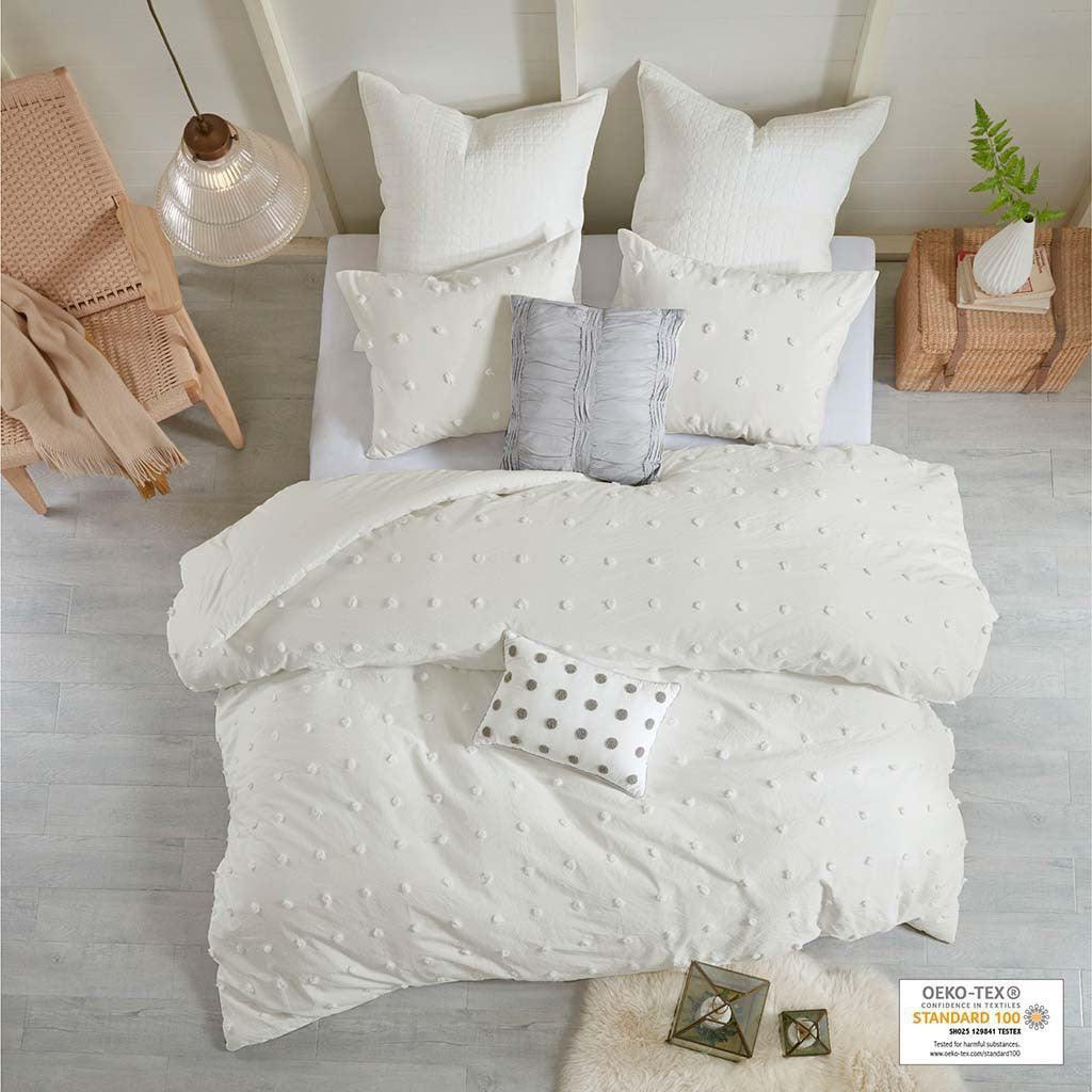 Brooklyn 7-Piece Full/Queen Comforter Set Ivory