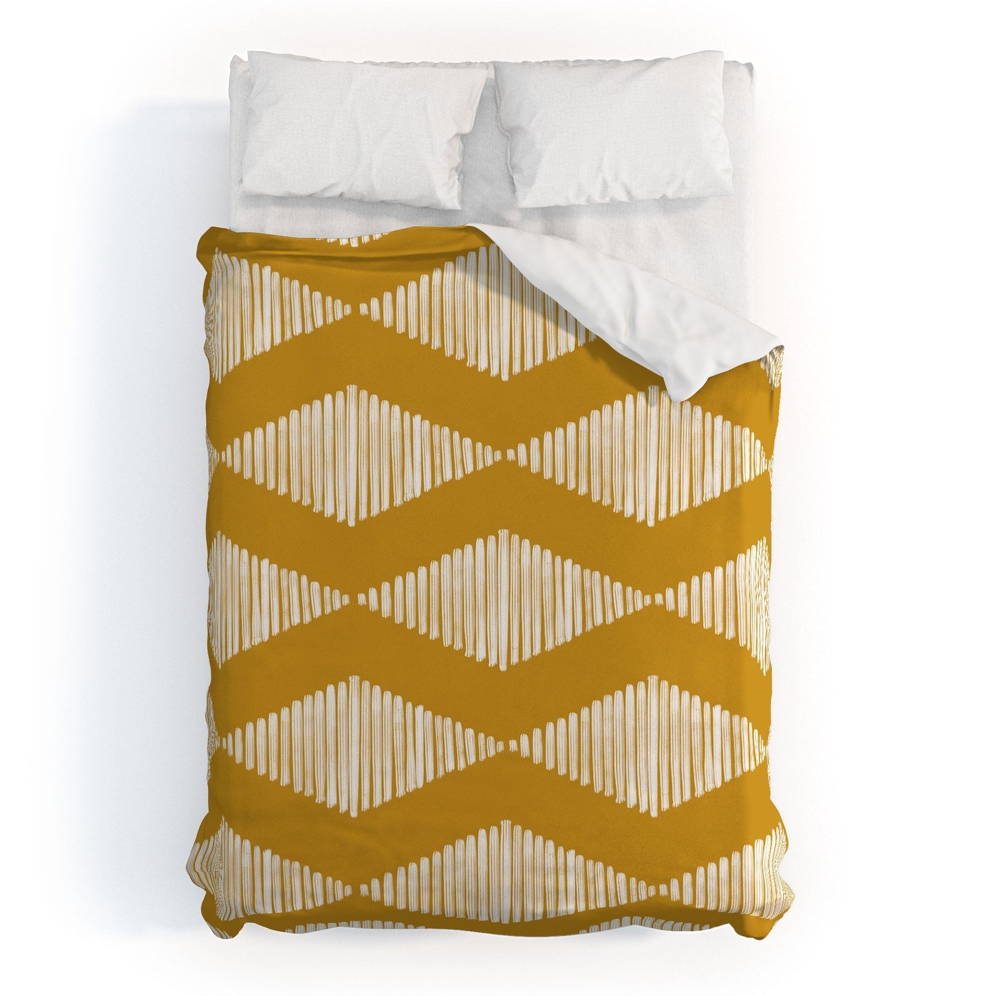 ACOUSTIC WAVE MUSTARD DUVET / COMFORTER