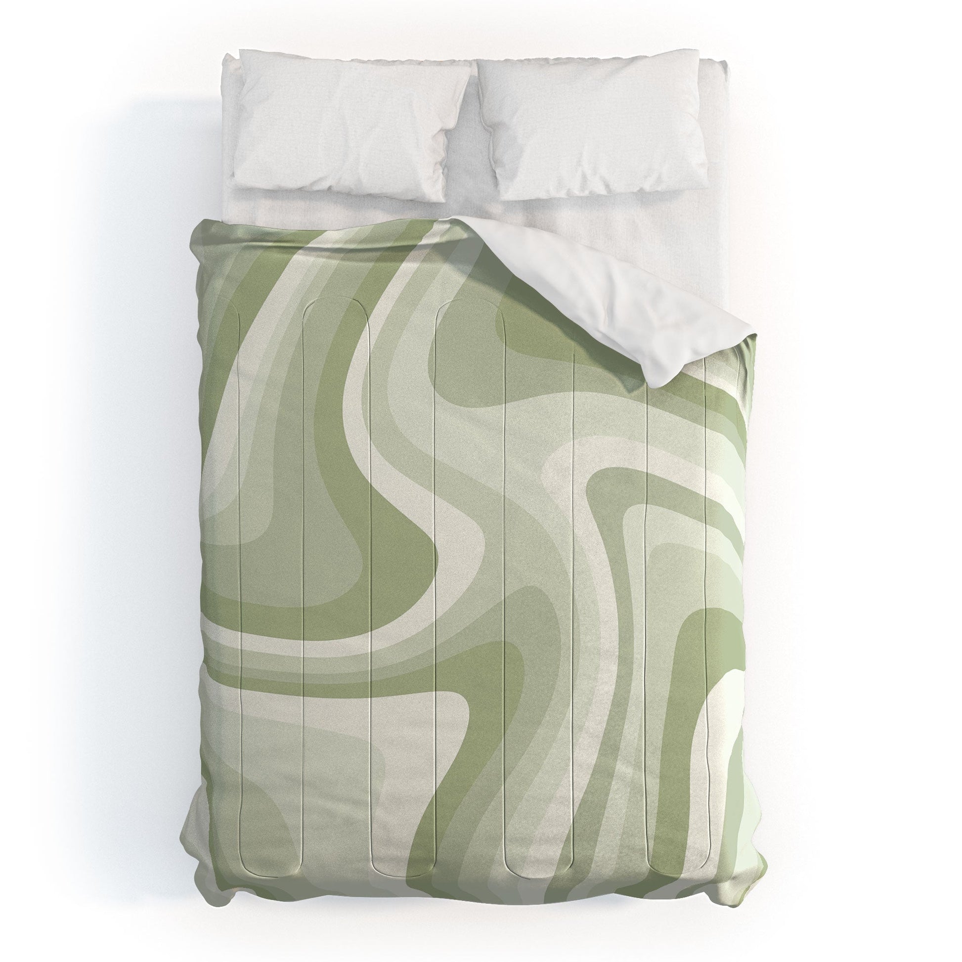 ABSTRACT WAVY STRIPES LXXVIII DUVET / COMFORTER