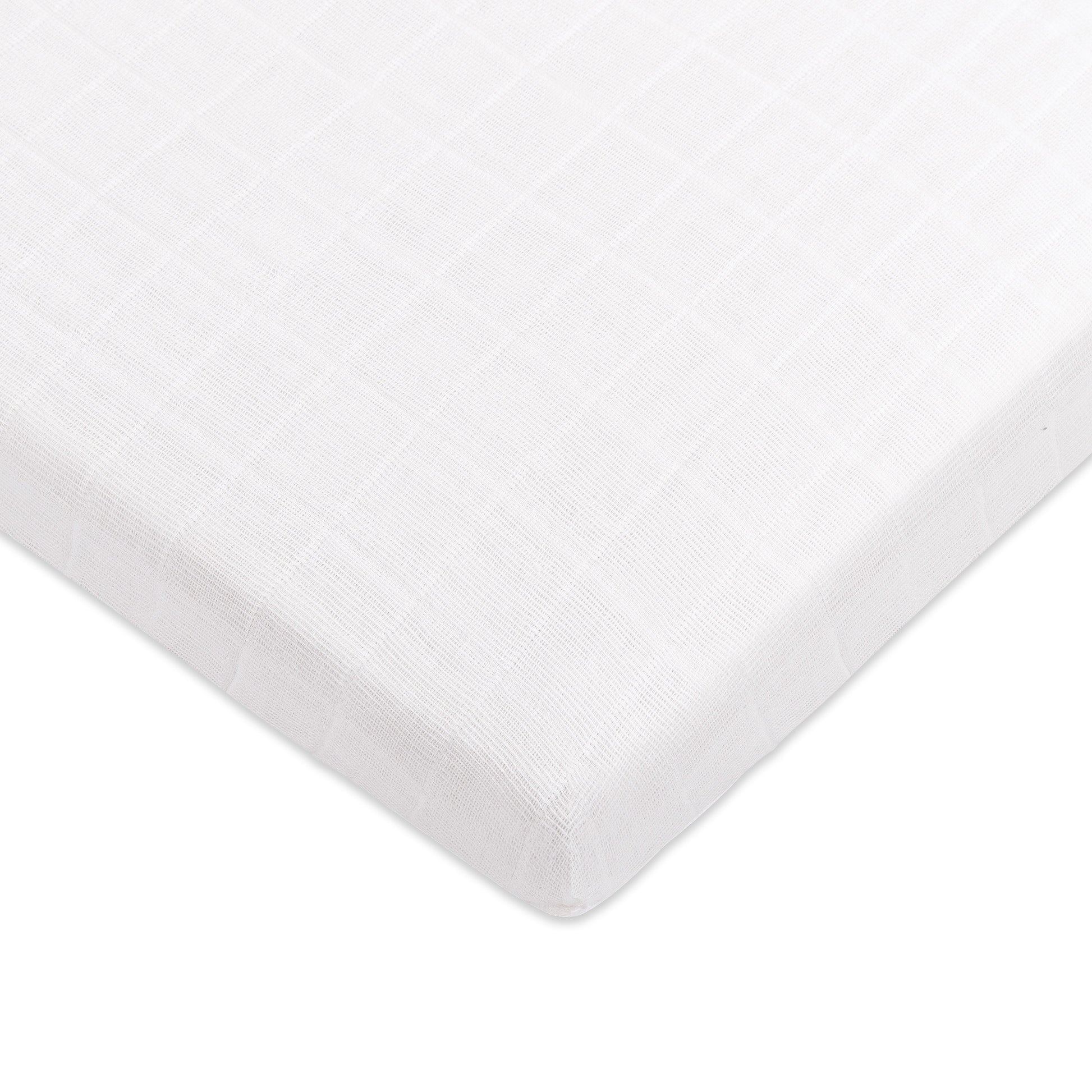 All-Stages Midi Crib Sheet in GOTS Certified Organic Muslin Cotton