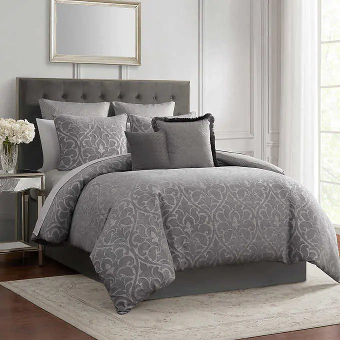 8-Piece Comforter Set Pentland Silver