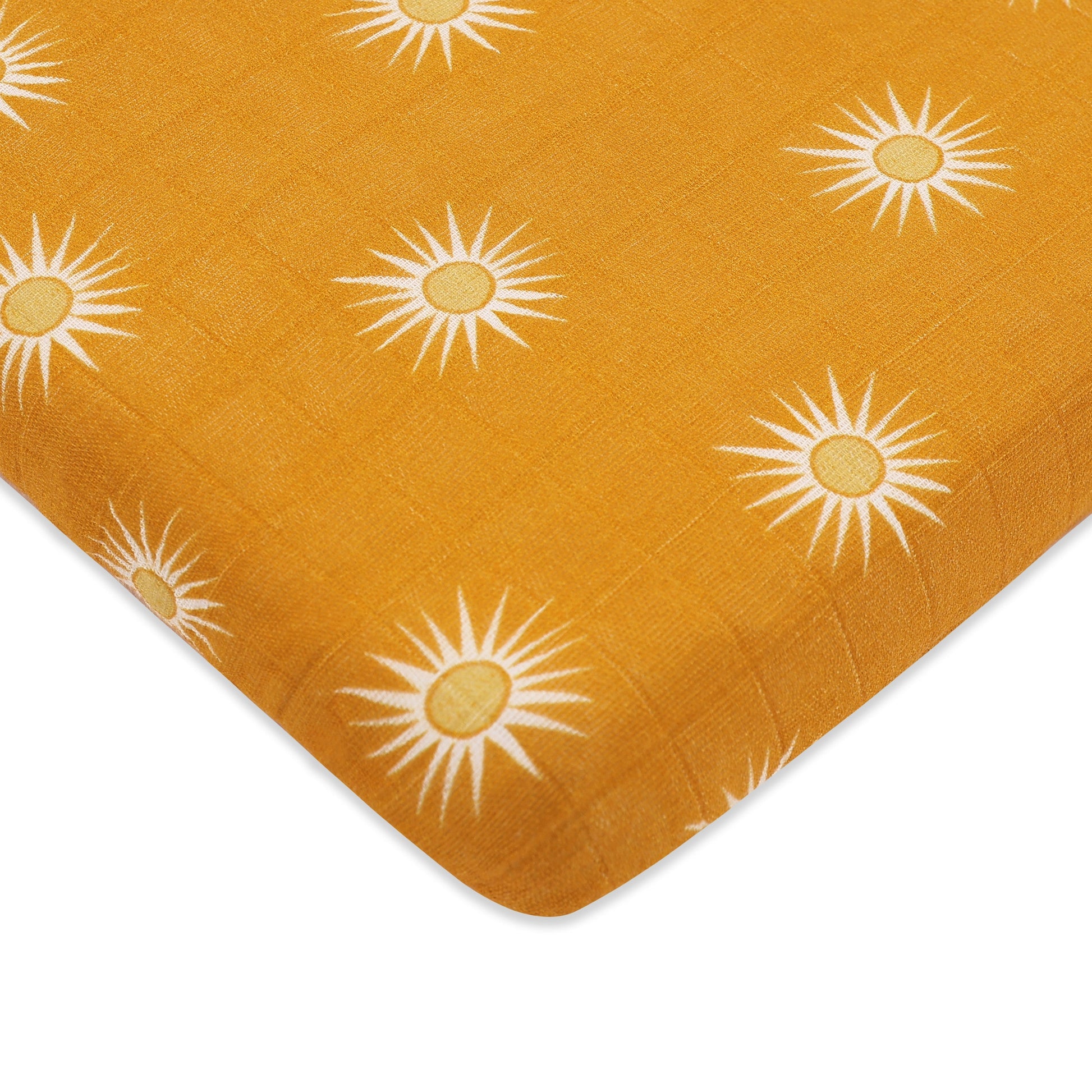 All-Stages Midi Crib Sheet in GOTS Certified Organic Muslin Cotton