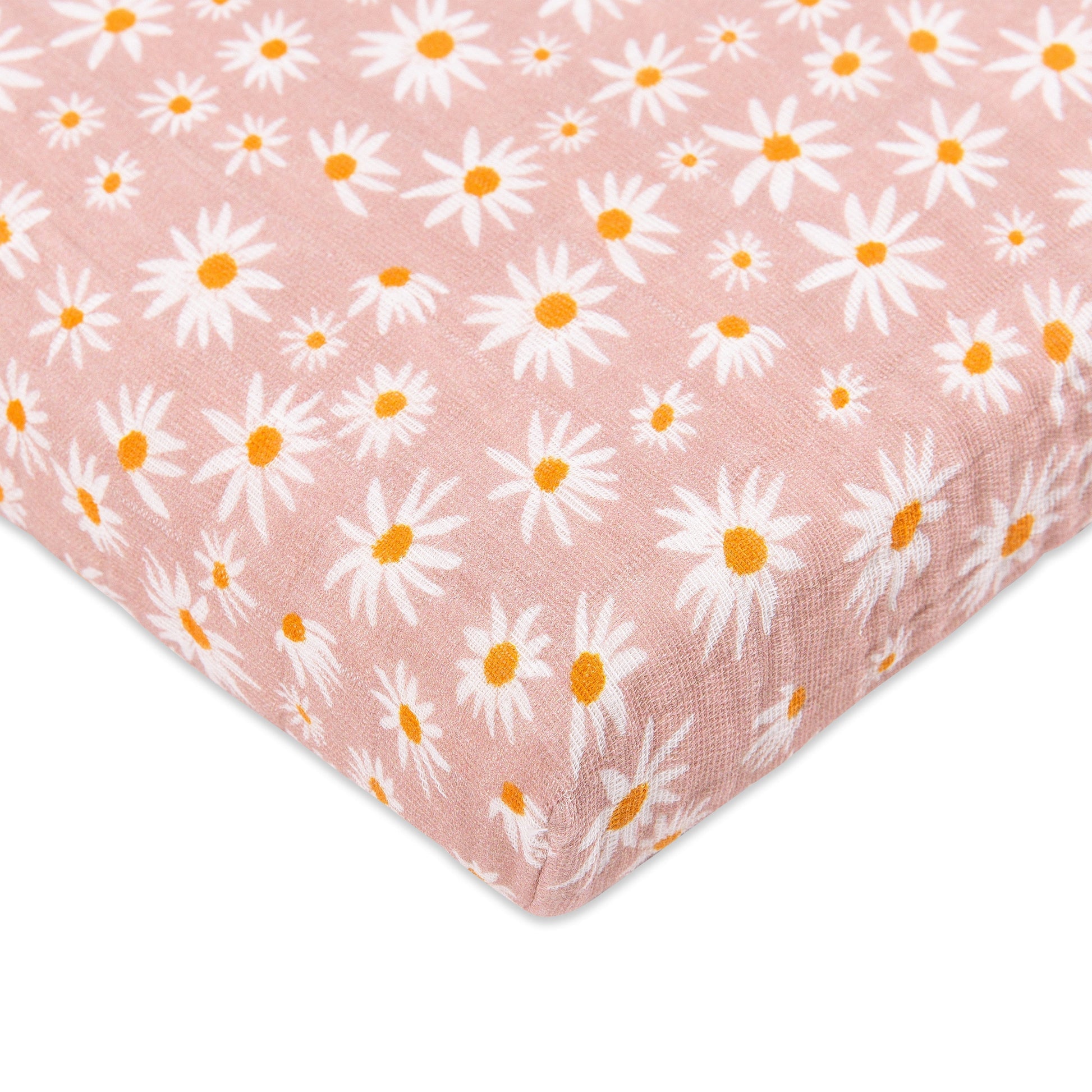 All-Stages Midi Crib Sheet in GOTS Certified Organic Muslin Cotton