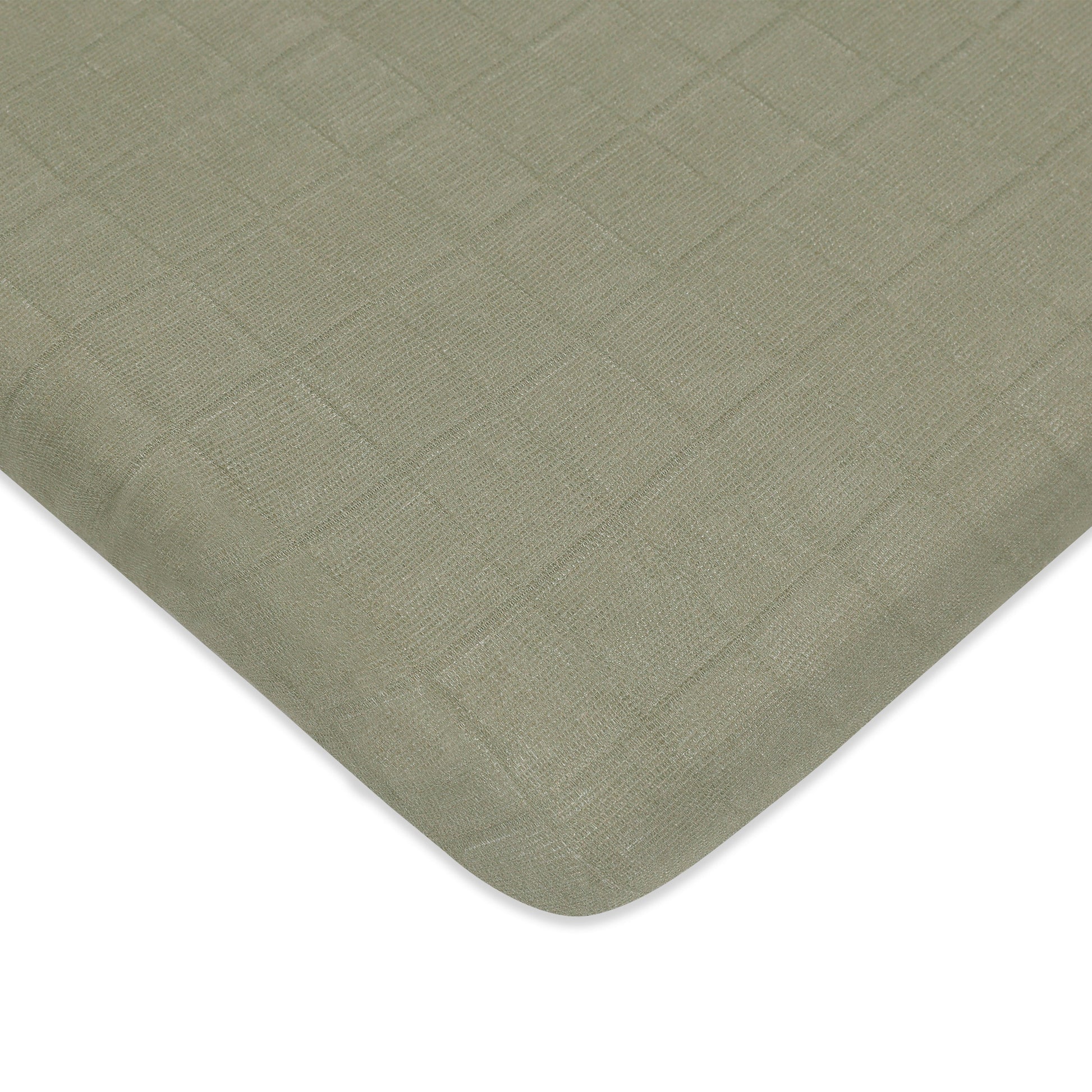 All-Stages Midi Crib Sheet in GOTS Certified Organic Muslin Cotton