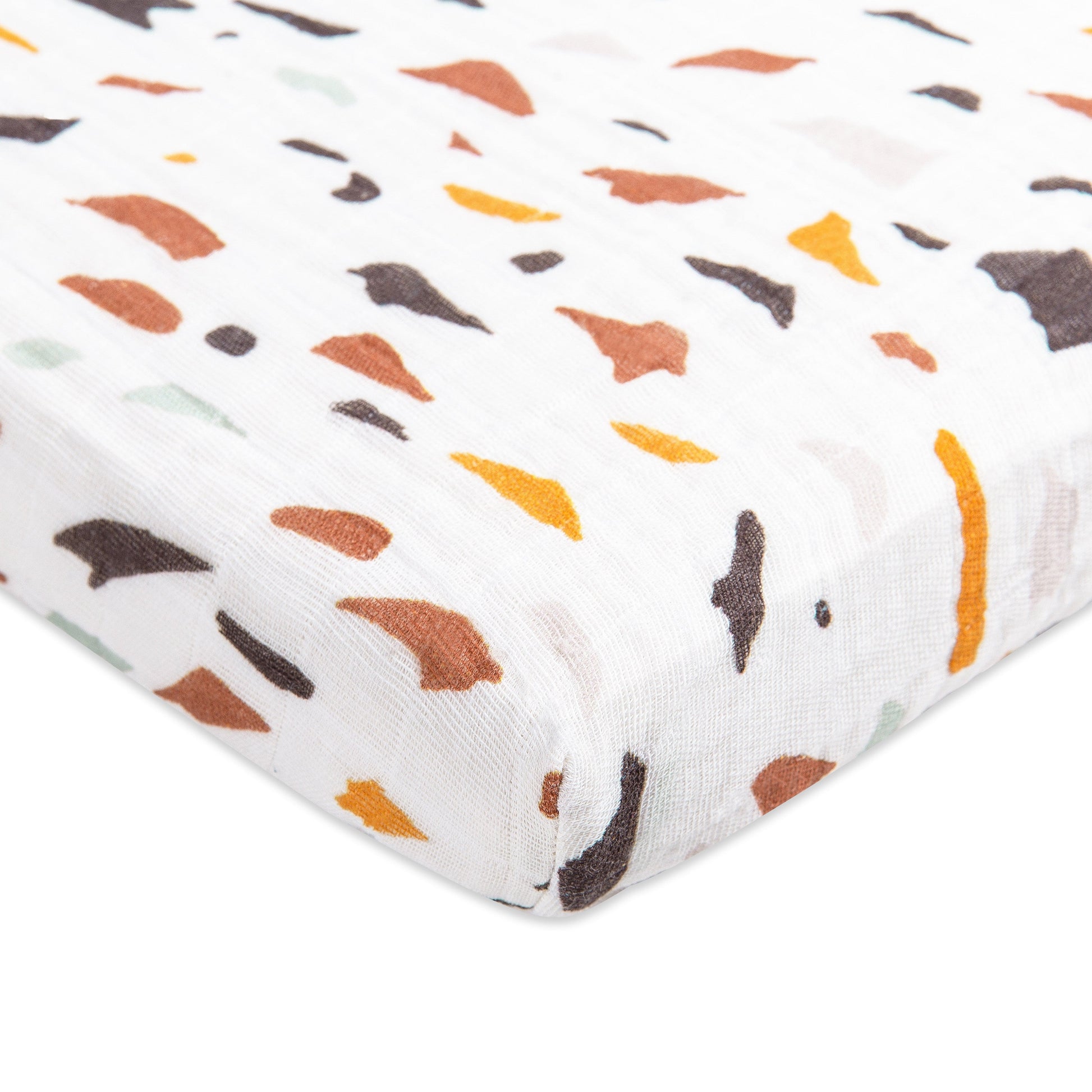 All-Stages Midi Crib Sheet in GOTS Certified Organic Muslin Cotton