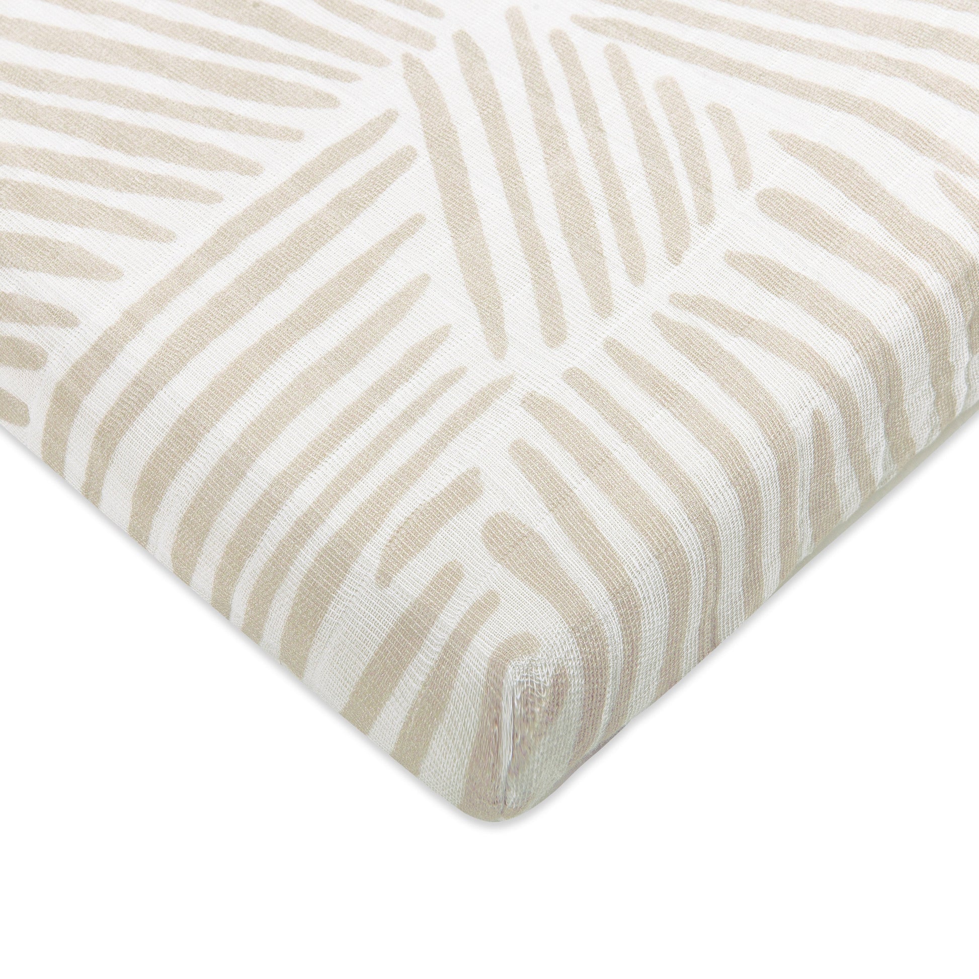 All-Stages Midi Crib Sheet in GOTS Certified Organic Muslin Cotton